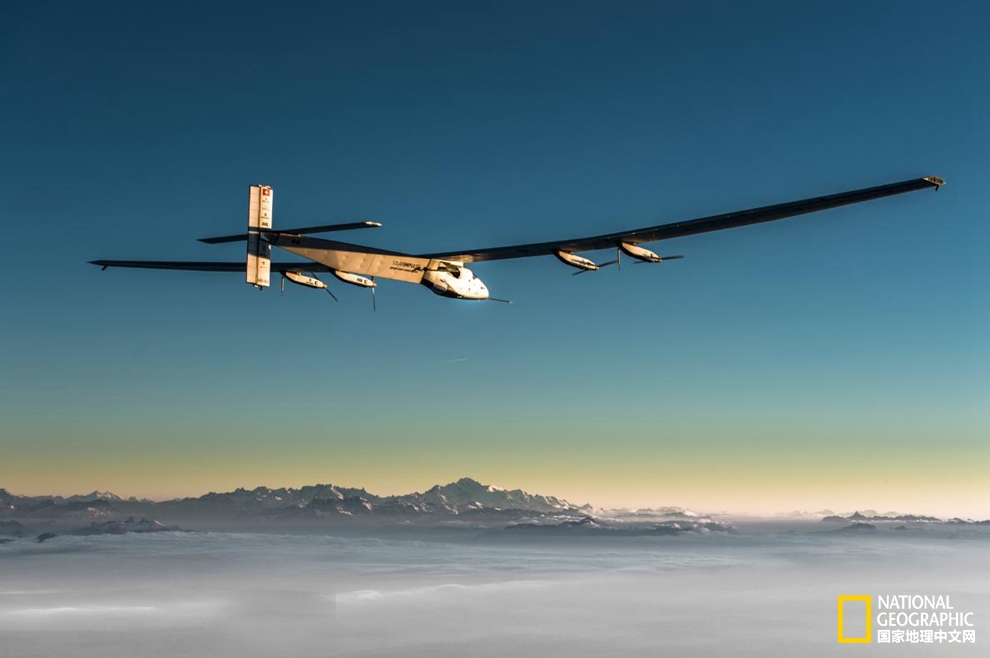 17000块光伏电池驱动  阳光动力2号第二次试飞夏威夷