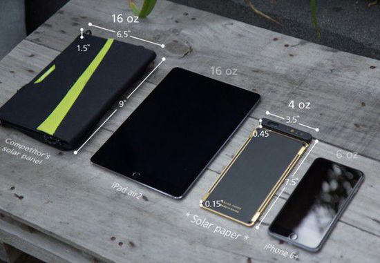 太阳能充电器 给iPhone6充电仅2.5小时 太阳能充电器 给iPhone6充电仅2.5小时