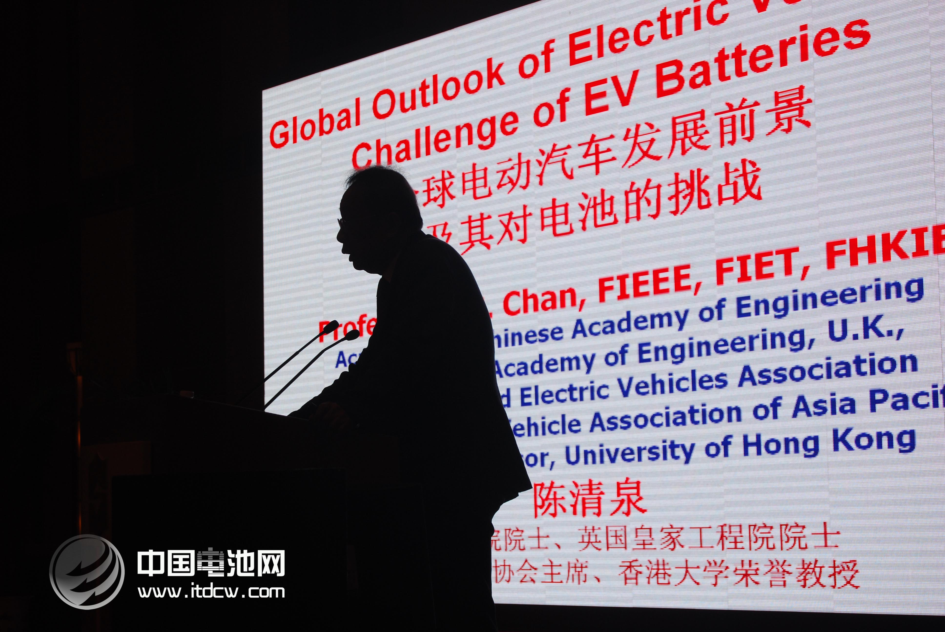 中国工程院院士、英国皇家工程院院士、世界电动车协会创始主席陈清泉
