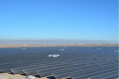 全国最大单体农光互补光伏发电站并网发电