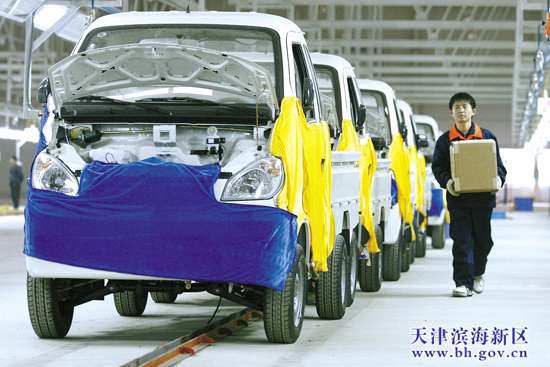 天津在邮政领域推广使用新能源汽车 2015年力争破千辆