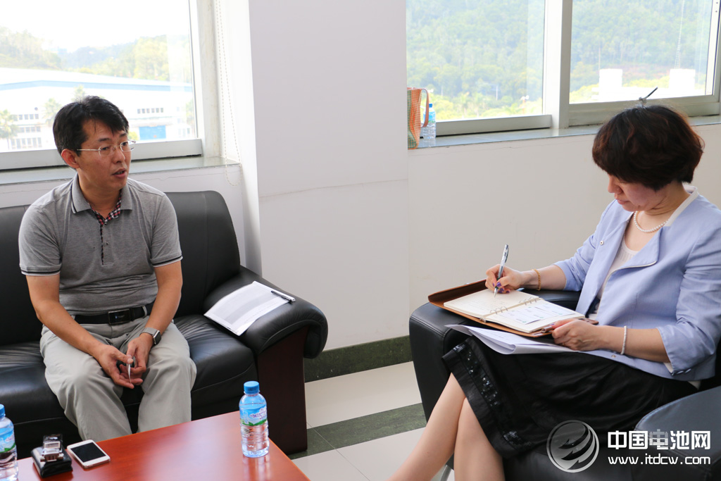 中国电池网一行调研比克电池  动力电池供不应求