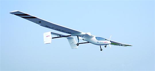 小比例“墨子号”在沪验证试飞中。