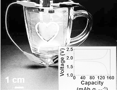 电池印在物品上 未来电子产品无需预留电池空间