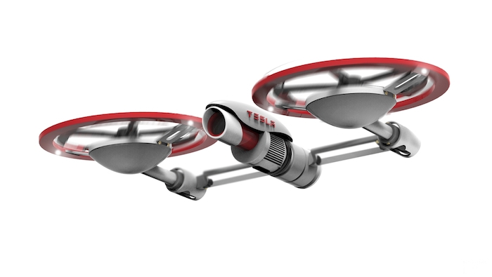 特斯拉无人机亮相：充电20分钟飞行1小时