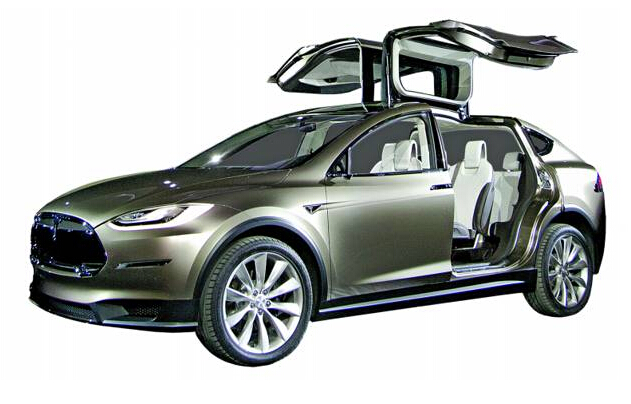 垂直打开的“鹰翼”车门