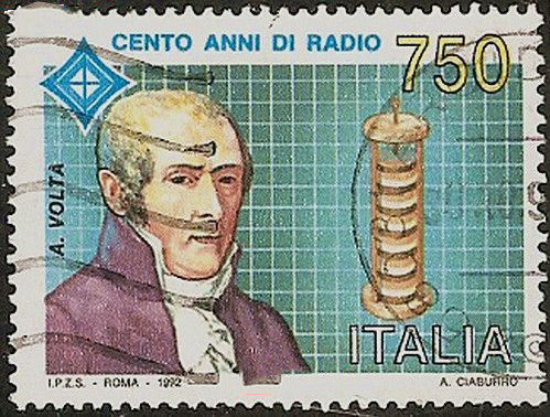 伏特和他的发明还曾被制成邮票来纪念