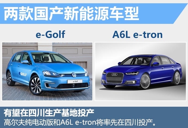 一汽大众四川建新能源基地 多款车将国产