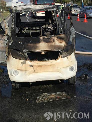 江苏如皋低速电动车自燃  8岁儿童被烧身亡