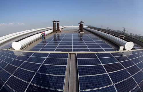 我国光伏发电累计并网装机容量定格在2805万千瓦
