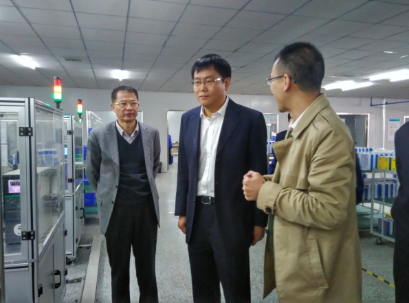 工信部电子信息司副司长彭红兵到福斯特新能源调研