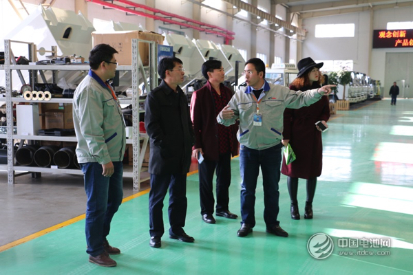 锂电“达沃斯”秘书长于清教一行应邀调研海德新能汽车