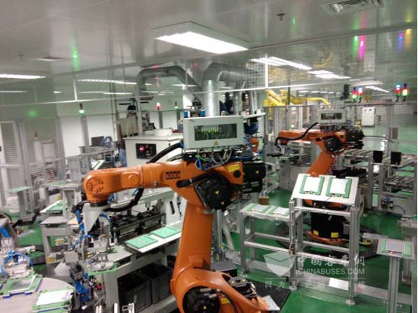 中航锂电产品生产现场中航锂电产品生产现场