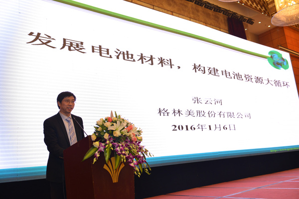 格林美股份有限公司研究院院长张云河