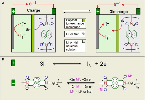 图1.基于液态正极和固态负极的水系锂离子/钠离子电池