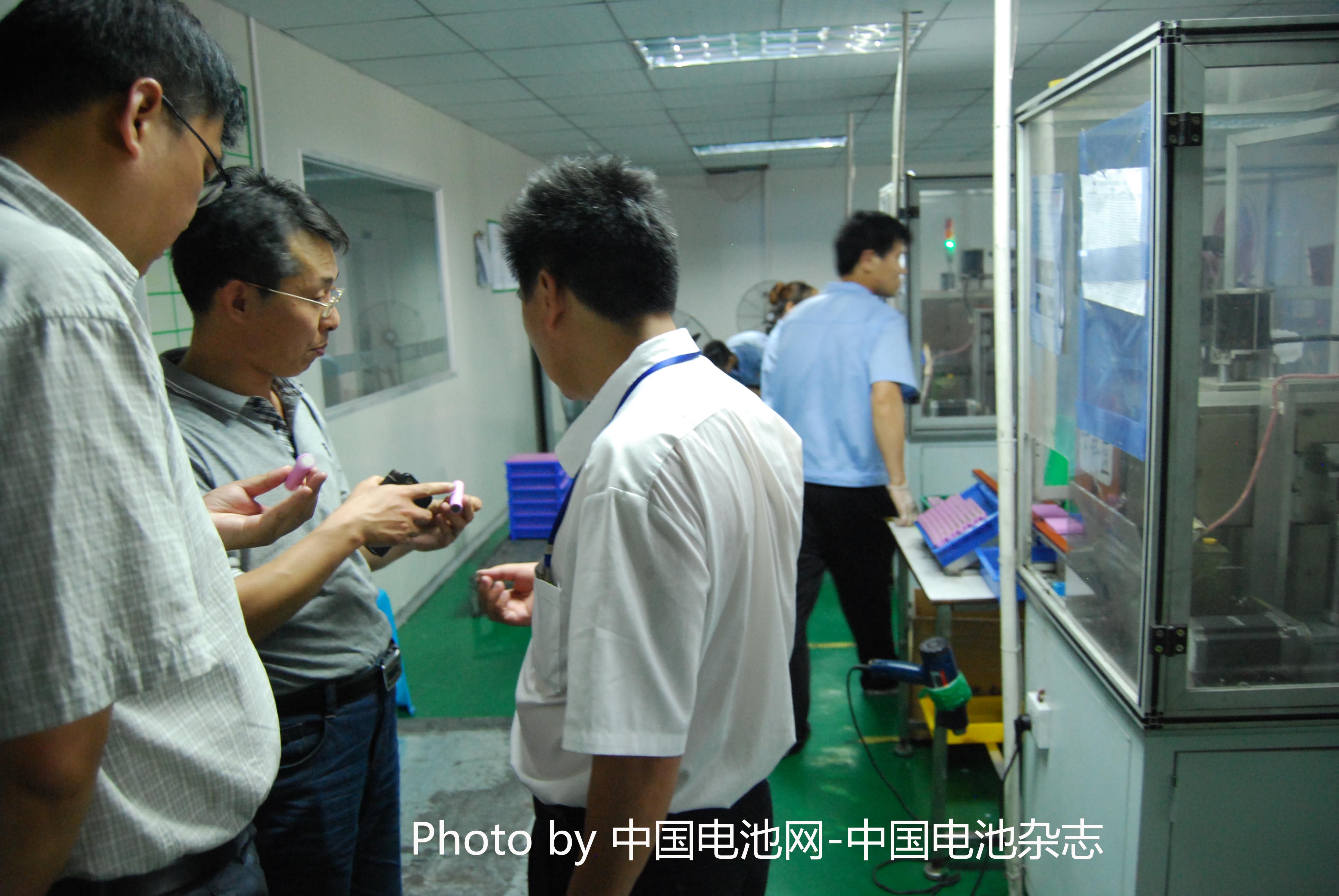 中国电池网一行在江西福斯特集团调研