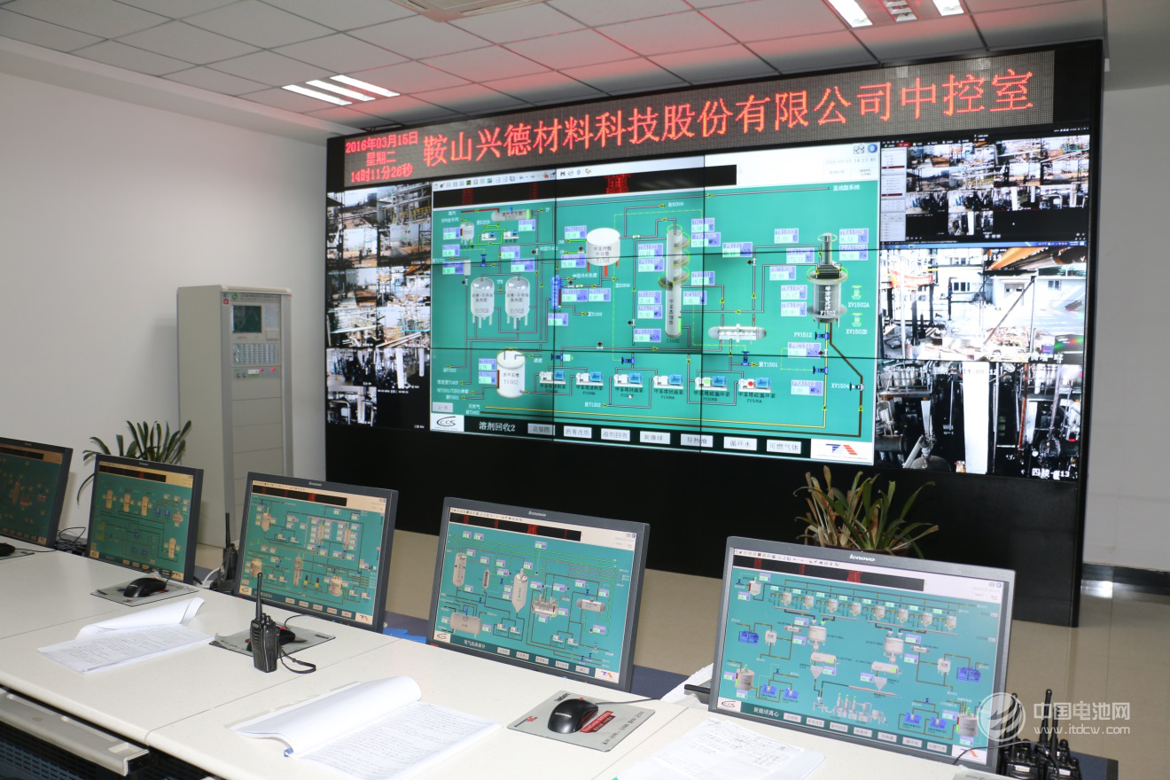 鞍山兴德材料科技股份有限公司中控室