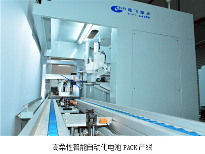 逸飞激光高柔性智能自动化电池PACK生产线在武汉诞生