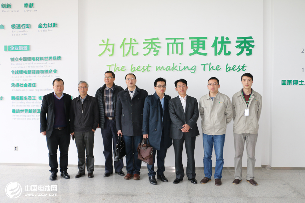 调研团一行与杉杉能源相关领导合影留念