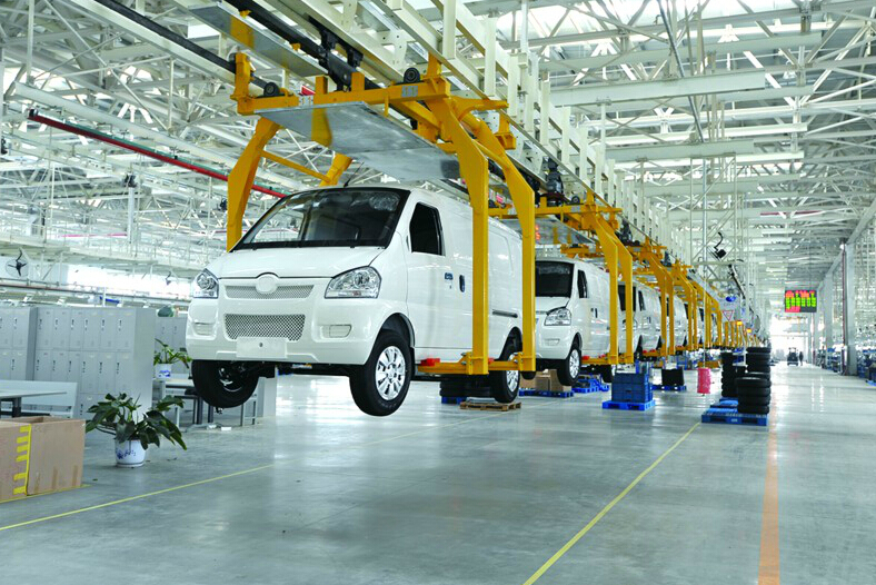 莱西北汽新能源汽车整车下线