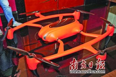 氢燃料电池无人机续航时间达273分钟。马芳 摄