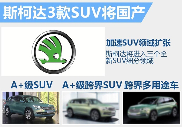 斯柯达将斥资150亿 在华产SUV、新能源车