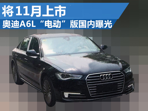 奥迪A6L“电动”版国内曝光 将11月上市