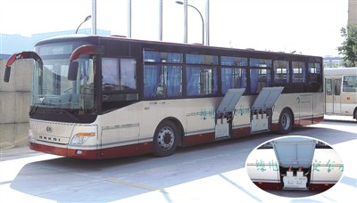 中科泰能新能源公交车 