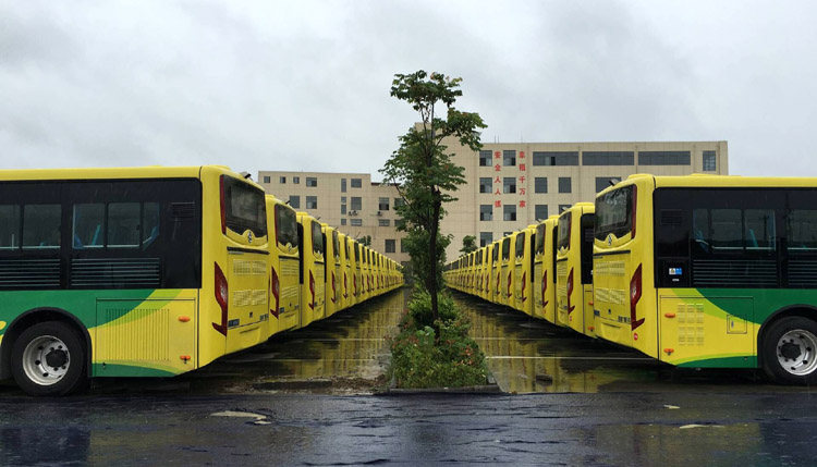 150辆银隆纯电动客车运抵湖北潜江 7月中旬将投入运营