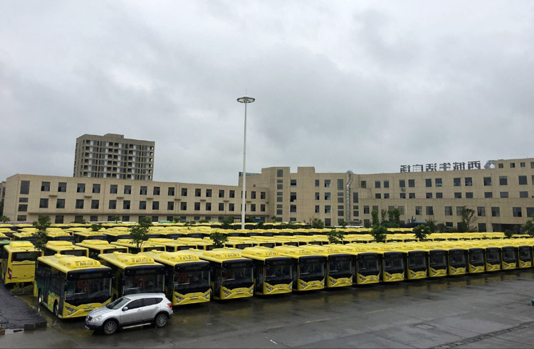 150辆银隆纯电动客车运抵湖北潜江 7月中旬将投入运营