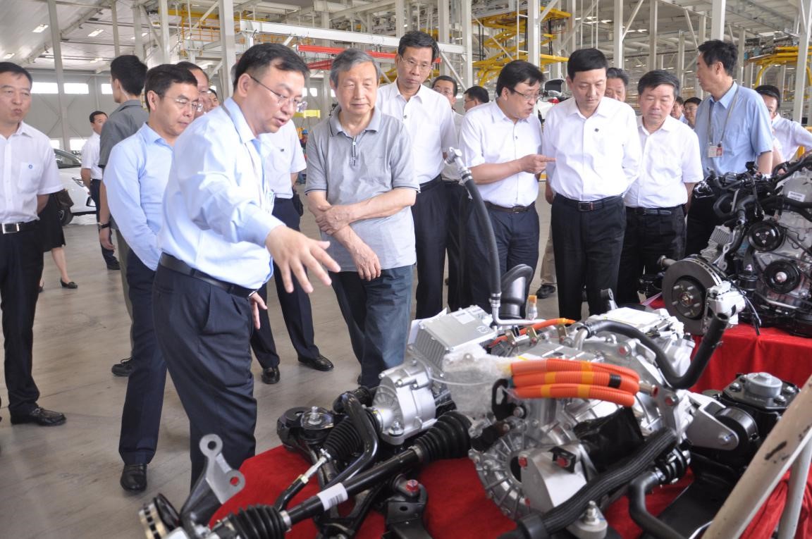 马凯副总理一行来访比亚迪