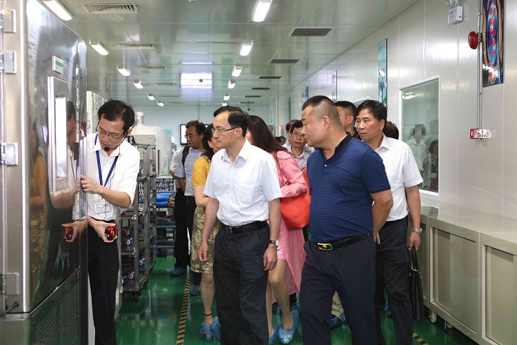 广西来宾市市长雷应敏一行莅临银隆新能源