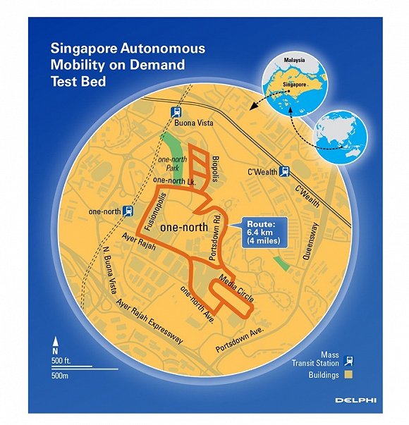 无人驾驶出租车正在新加坡接受测试 将在2020年前开展服务
