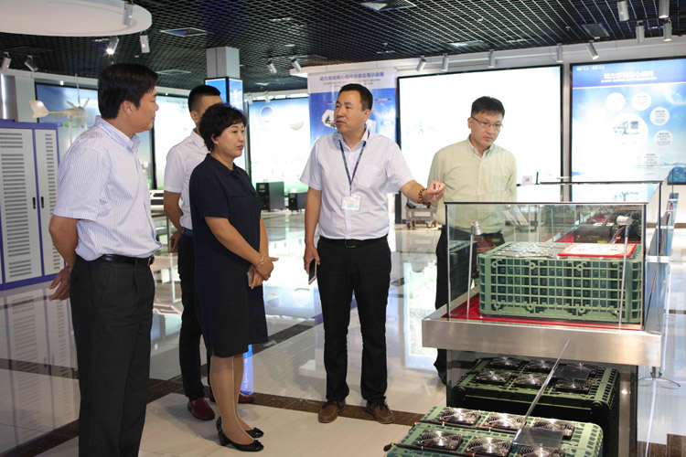 吉林瀚星集团副董事长方长丽一行参观考察银隆新能源
