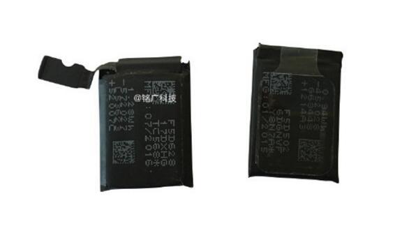 苹果第二代手表所用电池曝光 容量提升35%