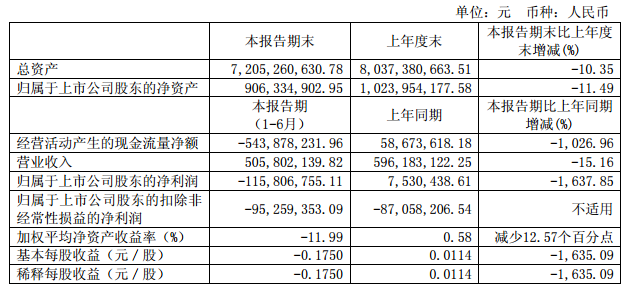 西部资源：上半年净利巨亏1.16亿元 受困新能源政策调整