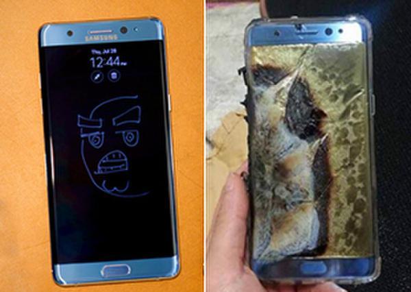 三星Note 7 电池爆炸