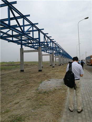 如东洋口港23公里管廊架工程采用石墨烯重防腐涂料