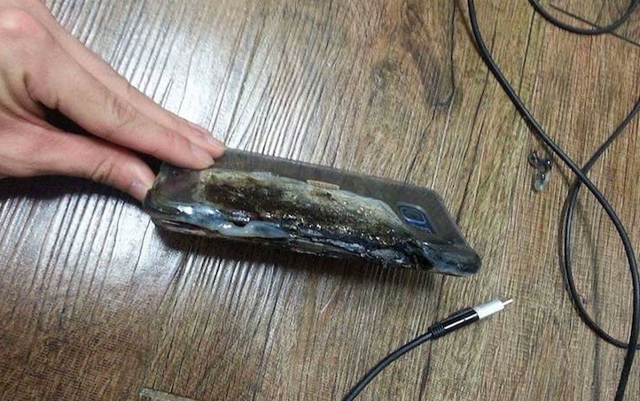 三星“爆炸门”数据双倍升级 美国逾70部Note 7起火