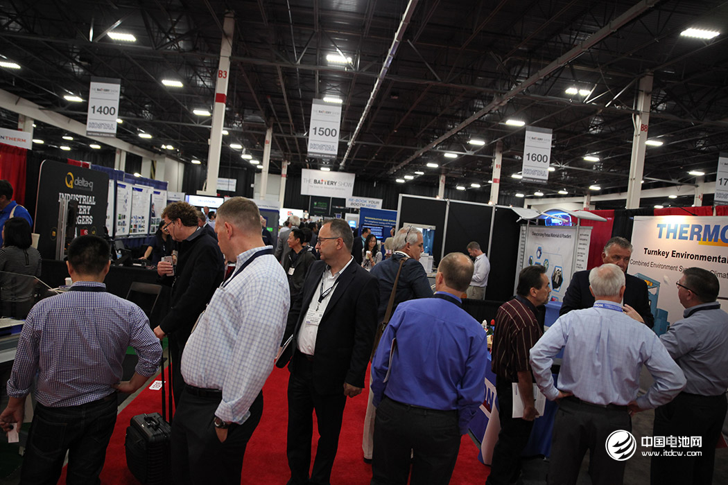 美国电池展会场