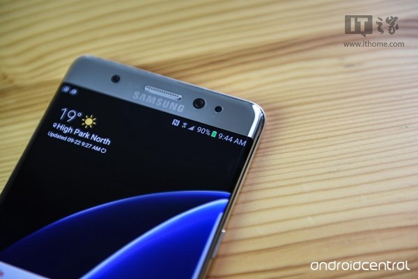 三星正式为Note7s推送更新：安全设备电池图标变绿