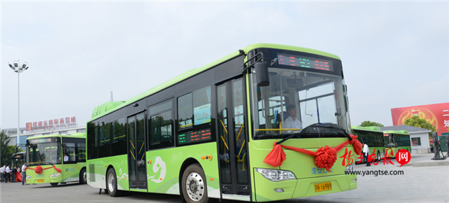江苏省淮安市区600辆新能源公交车辆今投入运营