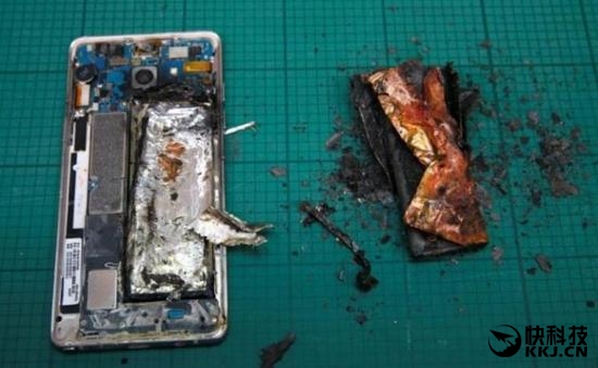 Note 7和iPhone 7电池被针扎加压后会怎样？
