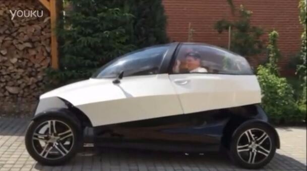 捷克首辆3D打印电动汽车4ekolka 最高时速达55公里/小时