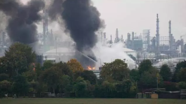 ▲爆炸现场照片