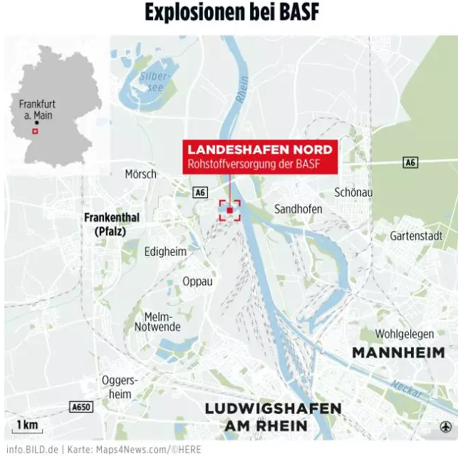 ▲爆炸现场照片