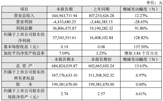 中钢天源2016年度主要财务数据和指标　