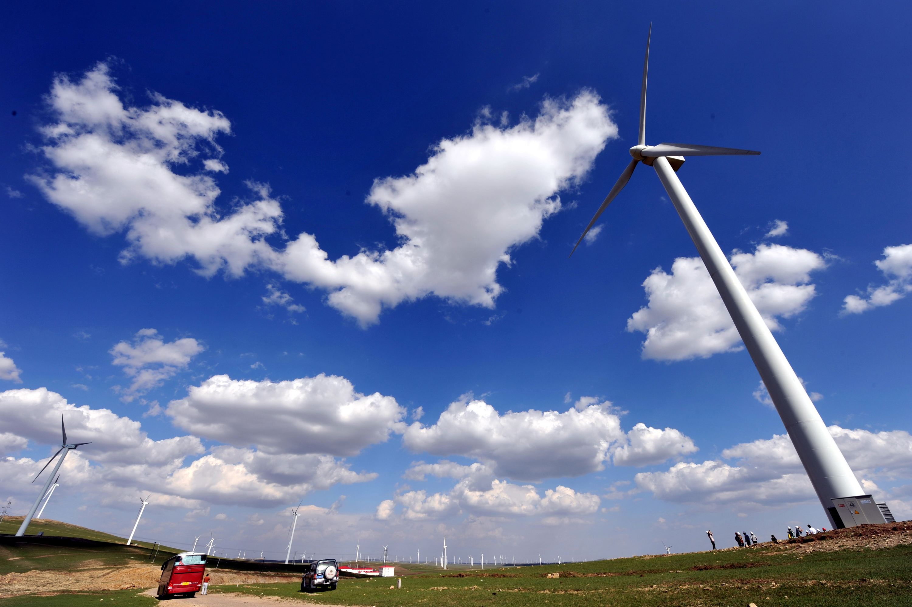 内蒙风电场