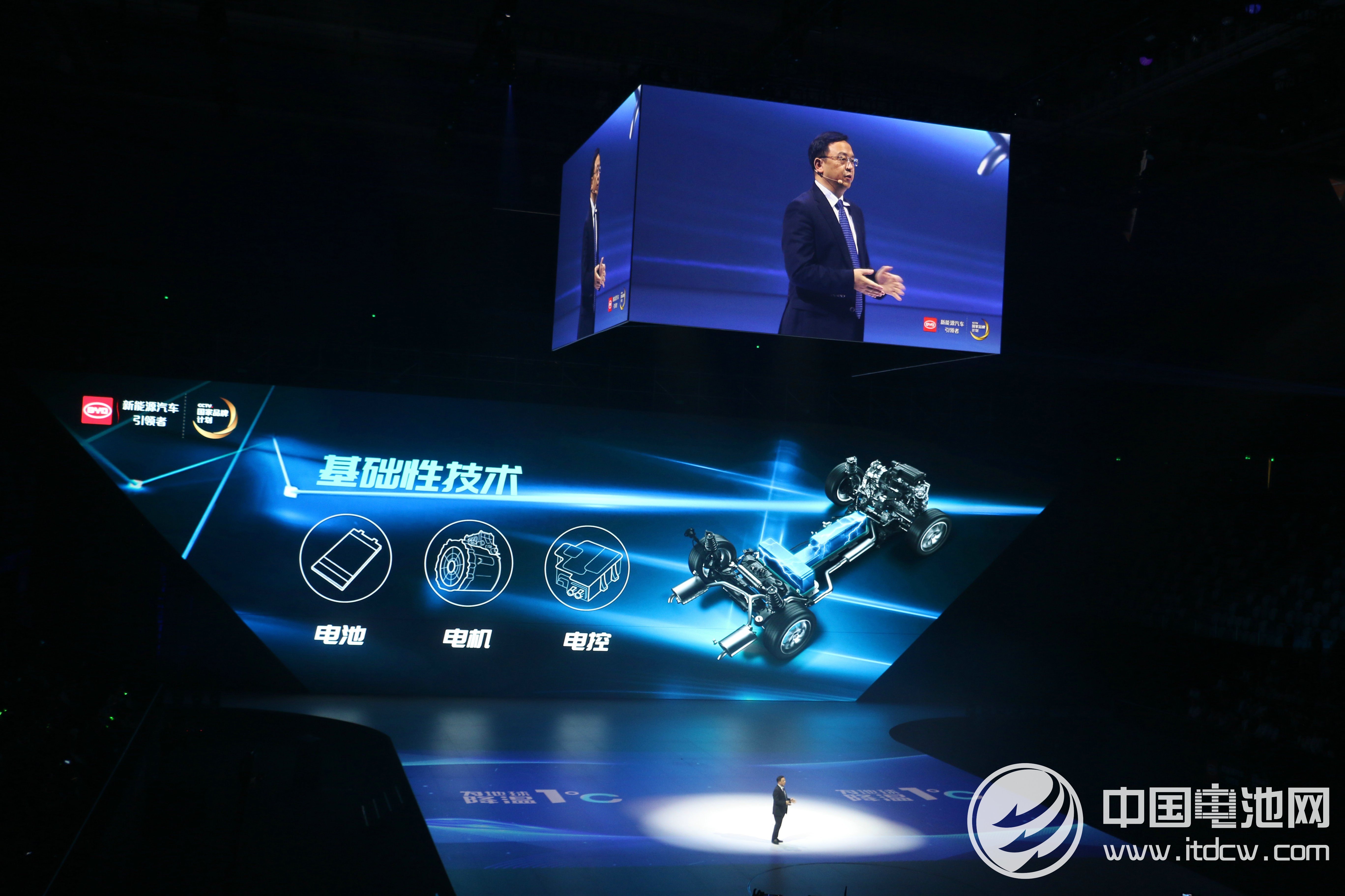 比亚迪王传福董事长兼总裁介绍比亚迪“三电”技术