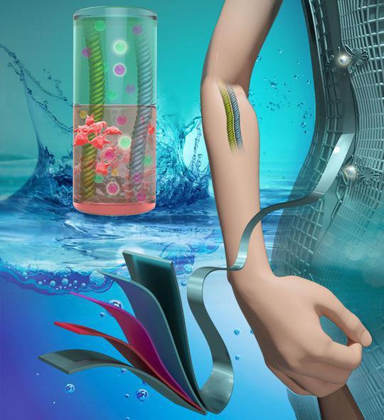 可植入柔性电池